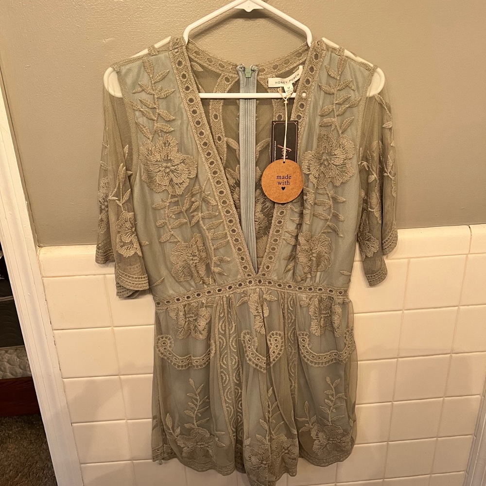 Honey Punch As You Wish Romper